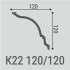 Карниз потолочный Карниз потолочный К22 120-120