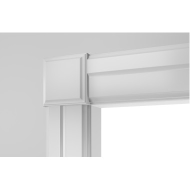 Квадратные элементы AK01 90x90x24мм, белый грунт, МДФ
