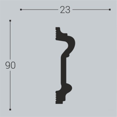 Молдинги М1 90-23