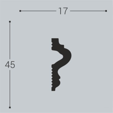 Молдинги М10 45-17