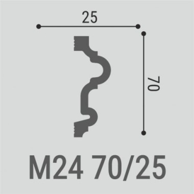 Молдинги М24 70-25