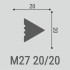 Молдинги М27 20-20
