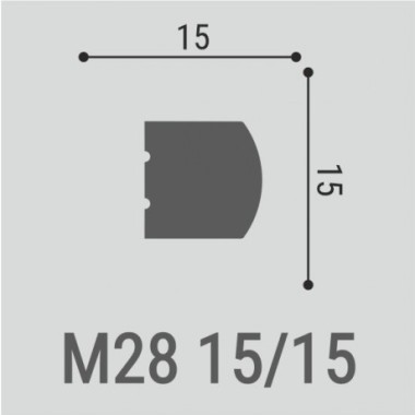 Молдинги М28 15-15