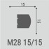 Молдинги М28 15-15