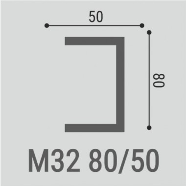 Молдинги М32 80-50