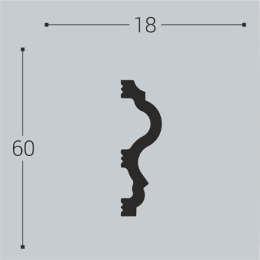 Молдинги М6 60-18