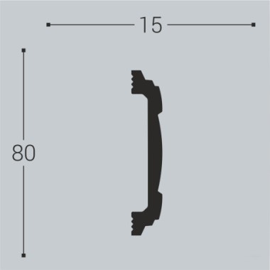 Молдинги М8 80-15