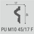 Молдинги М10 45-17 F