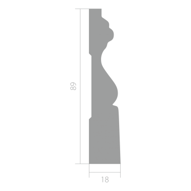 Наличник Ultrawood арт. N 0002 (2000 х 89 х 18)