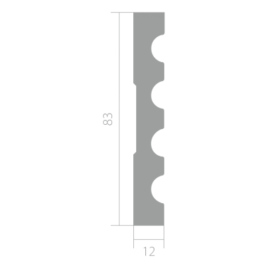 Наличник Ultrawood арт. N 0003 i (2000 х 82.5 х 12)