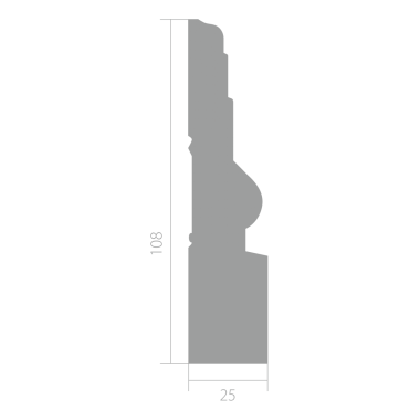 Наличник Ultrawood арт. N 8414 (2440 х 108 х 25)