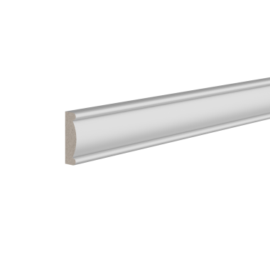 Молдинг белый Ultrawood арт. U 0006 p (2440 х 30 х 9)