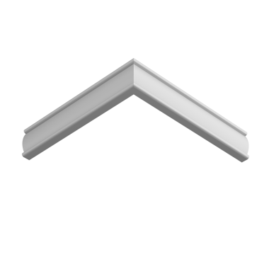 Молдинг белый Ultrawood арт. U 0006 p (2440 х 30 х 9)