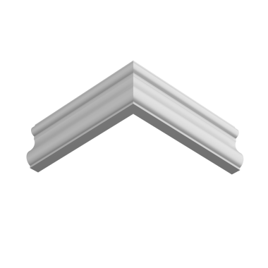 Молдинг белый Ultrawood арт. U 0009 p (2000 х 55 х 15)