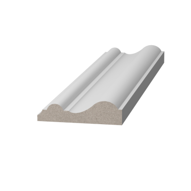 Молдинг белый Ultrawood арт. U 0009 p (2000 х 55 х 15)