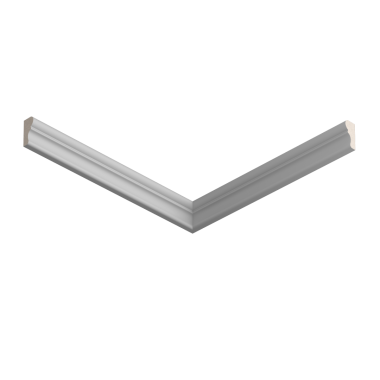 Молдинг белый Ultrawood арт. U 0020 p (2000 х 20 х 10)