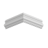 Молдинг белый Ultrawood арт. U 0002 p (2000 х 45 х 14)