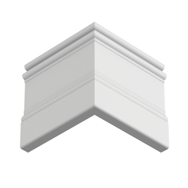Плинтус Ultrawood из LDF арт. Base 0002 (2000 x 133 x 14 мм.)