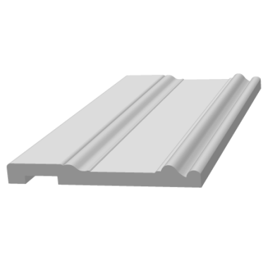 Плинтус Ultrawood из LDF арт. Base 0002 (2000 x 133 x 14 мм.)