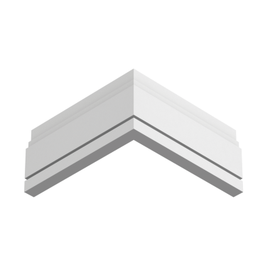 Плинтус Ultrawood radiata арт. Base 0006 (2440 x 120 x 20 мм.)