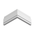 Плинтус Ultrawood radiata арт. Base 0006 (2440 x 120 x 20 мм.)