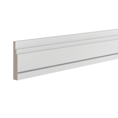 Плинтус Ultrawood radiata арт. Base 0006 (2440 x 120 x 20 мм.)