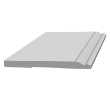 Плинтус Ultrawood radiata арт. Base 0007 (2000 x 185 x 15 мм.)