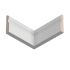 Плинтус Ultrawood Base 0010 (2440 x 127 x 25 мм.)