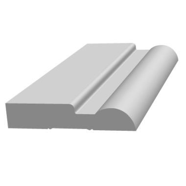 Плинтус Ultrawood Base 0010 (2440 x 127 x 25 мм.)