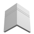 Плинтус Ultrawood Base 5902 (2000 x 230 x 15 мм.)