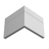 Плинтус белый Ultrawood арт. Base 5380 p (2000 x 110 x 10 мм.)