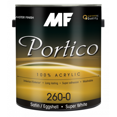 MF Paints - Portico 260 100% Acrylic Paint Interior/Exterior